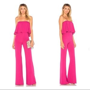 Lovers + Friends Nikki Magenta Jumpsuit